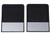 Go - 9910 F250/f350 Superduty Dual Wheel Stainless Mud Flap Set - S70730SET