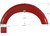 Icon - Fender Skirt Single Tab Fs2355 Red - 12355