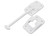 JR - 31/2in Tstyle Door Holder White - 10414