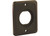 JR - 12v/usb Mounting Plate Single Black - 15155