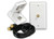 JR - Interior/exterior Cable Tv Installation Kit  White - 47815