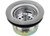 JR - Strainer W/pushin Basket Chrome - 95325