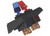 J T & T - Red/blue Illum Duckbills/panel Mount Combo 1 Set - 2986F