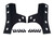 Kentrol - 2007c Jeep Wrangler Windshield Support Overlays (pair) - 80074