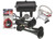 Kleinn Air Horns - Complete Quad Air Horn Package With With Black Xcr 2.0 Coating And 130 Psi Sealed Air System - HK4-1