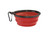 Kuma Outdoor Gear - Collapsible Silicone Bowl (1l)  Red/black - 200-KM-CSB-RB
