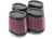 K&N Filters - (4)21/8inflg O/s 4in X 3inb 3in X 2int 4inh Univ Rubbr Fltr - RU-2814