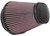 K&N Filters - Universal Clamp On Air Filter 3.93in Dia Id Oval Tapered Red - RU-70031