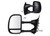 K-Source - 9904 Ford F250f550 Super Duty Pair Power Foldaway Oe Mirror Black Extendable Towing Dual Glass - 61069-70F