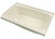 Lippert - 24in X 40in Bathtub; Left Drain  Parchment - 209388
