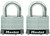 Master Lock - Laminated Stainless Steel Padlock 2in X 1in  Pack Of 2 - 5SSTHC