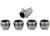 McGard - Wheel Lock Set M12x1.25 Nut Uhc (under Cap) Cone Seat Dual 19mm & 21mm Hex .77 - 24013