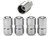 McGard - Wheel Lock Set M14x1.5 Nut Cone Seat Dual 21mm & 22mm Hex 1.639 In Oal Chrome - 24215
