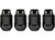 McGard - Hex Lug Nut M14x1.5 Cone Seat Bulge 22mm Hex 1.635 In Oal Black (4 Pk) - 64074