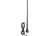 Metra - Rubber Antenna 1in Top Side Mount - 44-US07R