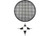 Metra - 12 Inch Waffle Grille With Hardware Each - 85-9012