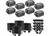 Metra - Wide Angle Rgb Rock Light  8 Piece With Connect Controller - HE-RGB-K8