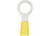 Metra - Yellow Vinyl Ring Terminal 4 Gauge 1/2 Inch Package Of 25 - YVRT412
