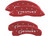 MGP Caliper Covers - Set Of 4 Caliper Coversengr Front And Rear:oval Logo/fordred Powder Coatsilver Char - 10239SF16RD