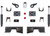 Maxtrac Suspension - 9906 Silverado/sierra 1500 Rwd Keyway Flip Kit Cnotch Angle Correct Shackles (2) Shocks - 200950T