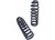 Maxtrac Suspension - 0408 F150 Ext/crew 2/4wd Front Steel 3in Lowering Coils(pair) - 253130