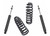 Maxtrac Suspension - 0218 Ram 1500(1923 Classic)2wd Front Steel 2.5in Lift Coils W/max Trac Front Shocks - 872170