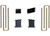 Maxtrac Suspension - 19c Silverado/sierra 1500 2/4wd Blocks Ubolts & Brake Line Brackets W/5in Rear Lift Kit - 901950