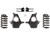 Maxtrac Suspension - 0006 Silverado/sierra Suv 2in4in Lowering Spindle Kit - KS331024