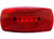 Optronics - Oval Led Clearance/marker Light Replaceable Lens One Series Black Base Red - MCL0032RBS