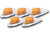 Pacer - Led Amber Deluxe Chrome 5 Light Kit - 20-106