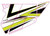 Pro Armor UTV - 2018 Polaris Rzr Xp 1000 Stealth Door Graphicwhite Lightning - P181G500WL