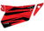 Pro Armor UTV - 2018 Polaris Rzr Xp 1000/turbo Stealth Door Graphicmatte Sunset Red - P183G500MSR