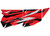 Pro Armor UTV - 2018 Polaris Rzr Xp4 1000/turbo Stealth Door Graphicmatte Sunset Red - P185G500MSR