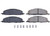 Powerstop - Z17 Evo Ceramic Pad W/hdw - 17-1400