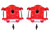 Powerstop - Red Powder Coated Performance Calipers - S4071