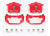 Powerstop - Red Powder Coated Performance Calipers - S4726