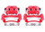 Powerstop - Red Powder Coated Performance Calipers - S4790
