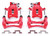 Powerstop - Red Powder Coated Performance Calipers - S4926