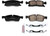 Powerstop - Front Z23 Evolution Sport Carbon Fiber Infused Ceramic Brake Pads - Z23-1455