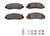 Powerstop - Z36 Truck & Tow Carbon Fiberceramic Brake Pads - Z36-1333