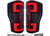 Recon - 2022 F250/f350/f450/f550 Superduty Oled Tail Lights Smoked Lens - 264399LEDBK