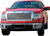 T-Rex Grilles - 0914 F150 Xlt Polished Upper Class Mesh Bumper Grille - 55569