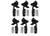 Go Rhino - 18c Wrangler Jl Side Bar Brackets For 1000 Series Steps - 6845065