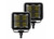 Go Rhino - Blackout Series 3x3 Cube Flood Light Kit Blk - 750400321FCS