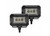 Go Rhino - Bright Series 3x2 Rectangle Flood Light Kit Pair Blk - 751003023FBS