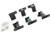 Go Rhino - 18c Wrangler Jlu Frame Slider (mounting Brackets Only) Textured Black - FSD4506TK