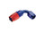 Red Horse Performance - 06 90 Degree Female Aluminum Hose End  Red&blue - 1090-06-1