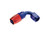Red Horse Performance - 08 90 Degree Female Aluminum Hose End  Red&blue - 1090-08-1