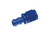 Red Horse Performance - 10 Straight An/jic Hose End Push Lock  Blue - 36800