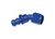 Red Horse Performance - 08 45 Degree An/jic Hose End Push Lock  Blue - 53175